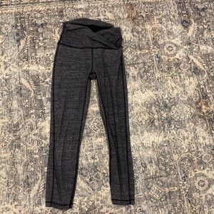 Lululemon Criss Cross Black Pattern Legging